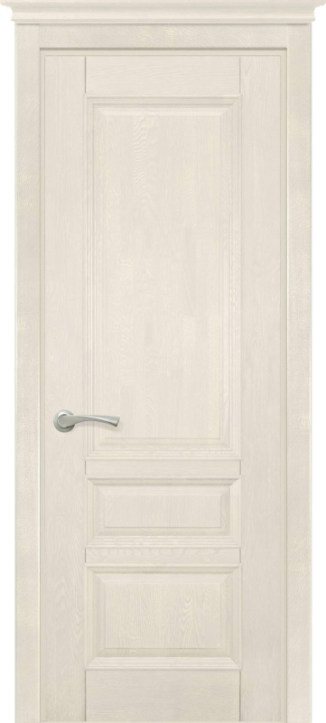 Дверь дуб Double Solid Wood Аристократ №1 слоновая кость