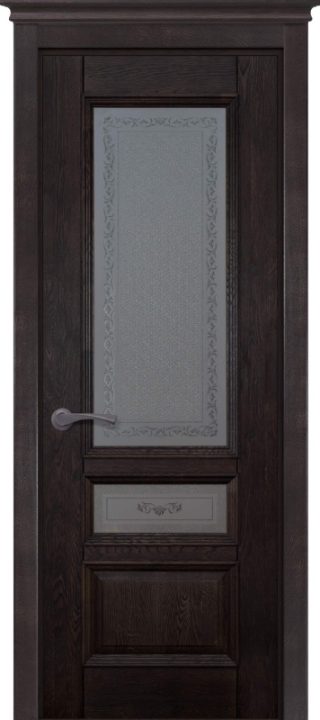 Дверь дуб Double Solid Wood Аристократ №3 венге