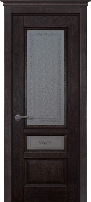 Дверь дуб Double Solid Wood Аристократ №3 венге
