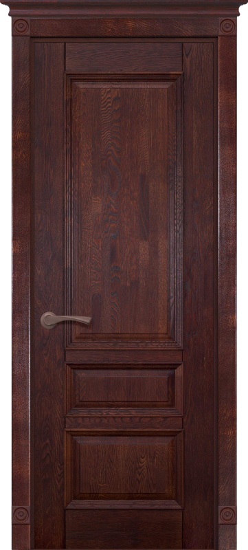 Дверь дуб Double Solid Wood Аристократ №1 махагон