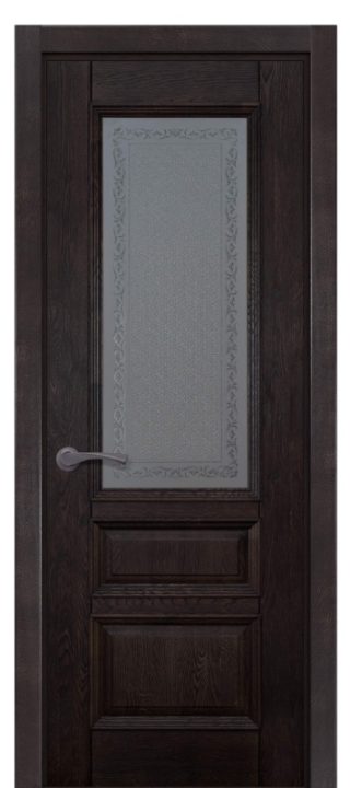 Дверь дуб Double Solid Wood Аристократ №2 венге