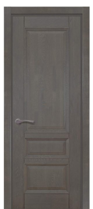 Дверь дуб Double Solid Wood Аристократ №1 грис