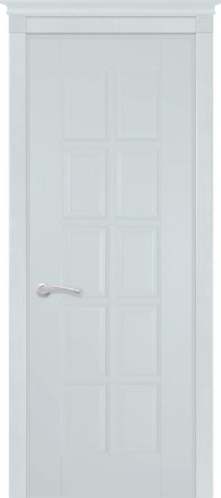 Дверь дуб Double Solid Wood Лондон 2 эмаль скай глухая