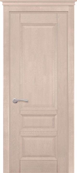 Дверь дуб Double Solid Wood Аристократ №1 эмаль крем
