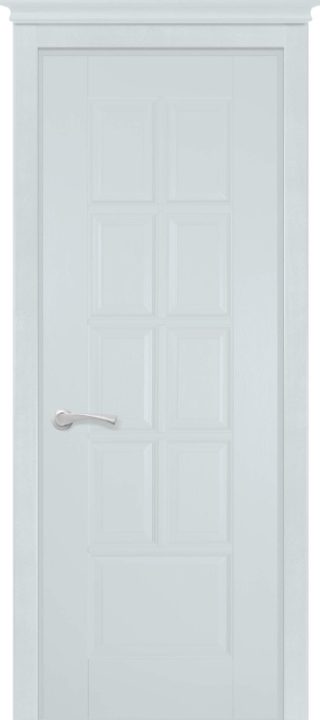 Дверь дуб Double Solid Wood Лондон эмаль скай глухая