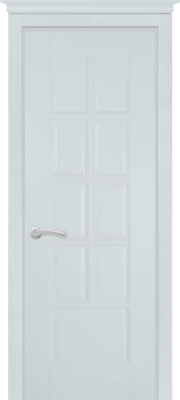 Дверь дуб Double Solid Wood Лондон эмаль скай глухая